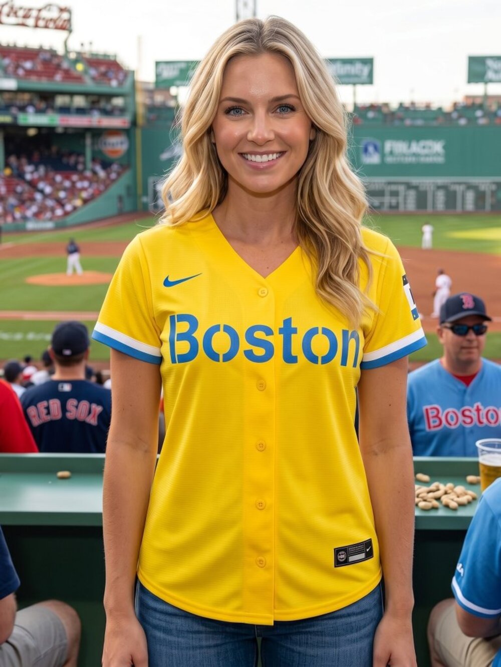 Nike Boston Red Sox City Connect Replica Player Jersey #11 - Women's LARGE